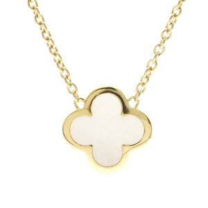 Van Cleef & Arpels Pure Alhambra Necklace Yellow Gold (18K) Mother Of Pearl W...